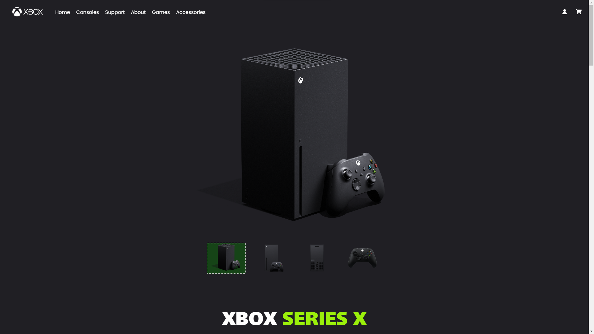 Xbox X Website